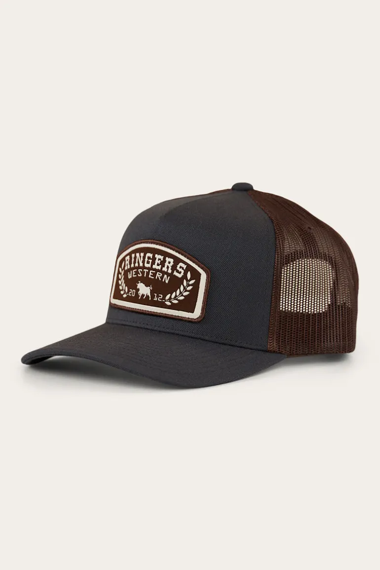 Wheatbelt Wool Trucker Cap - Charcoal