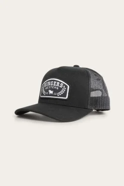 Wheatbelt Wool Trucker Cap - Black
