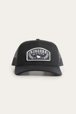 Wheatbelt Wool Trucker Cap - Black