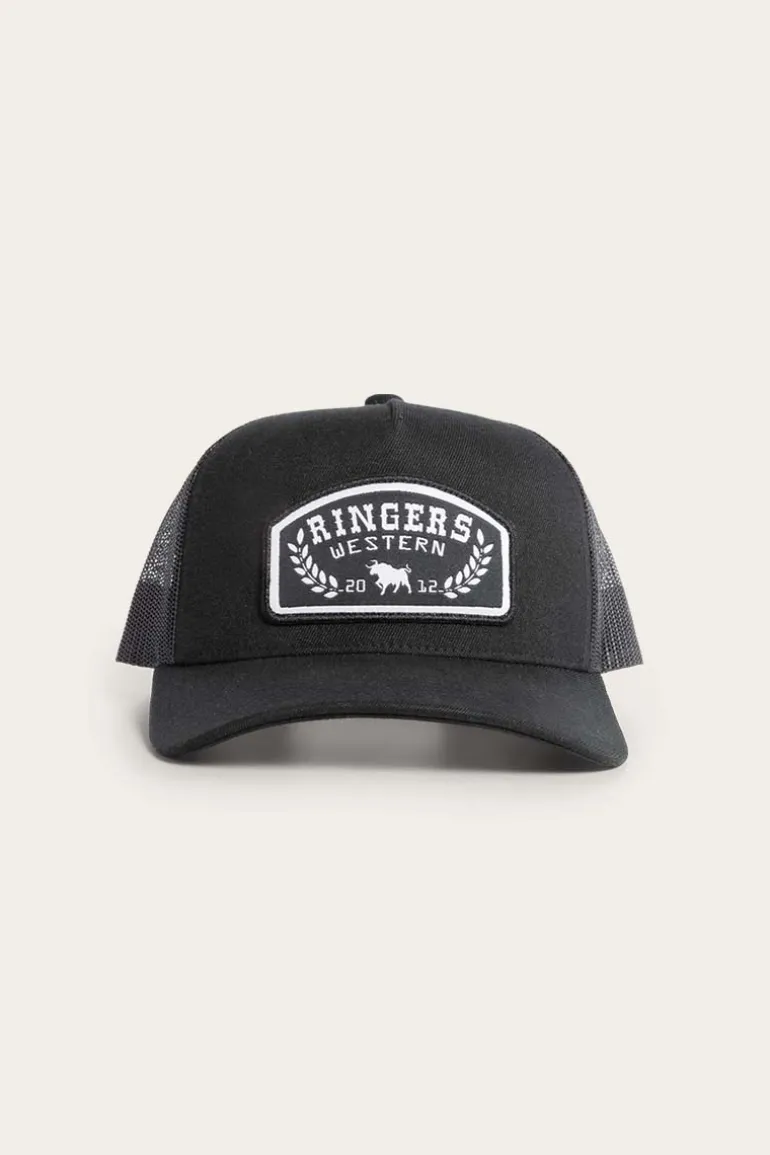 Wheatbelt Wool Trucker Cap - Black