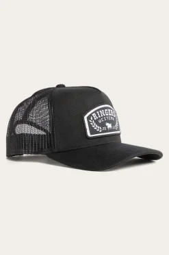 Wheatbelt Wool Trucker Cap - Black