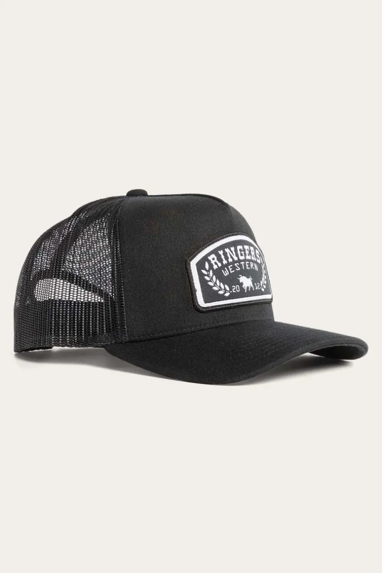 Wheatbelt Wool Trucker Cap - Black