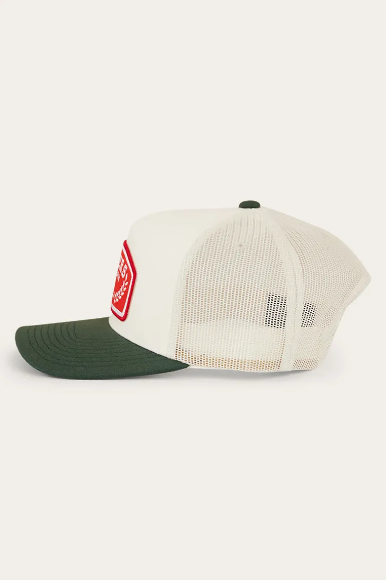 Wheatbelt Wool Trucker Cap - Off White/Pine