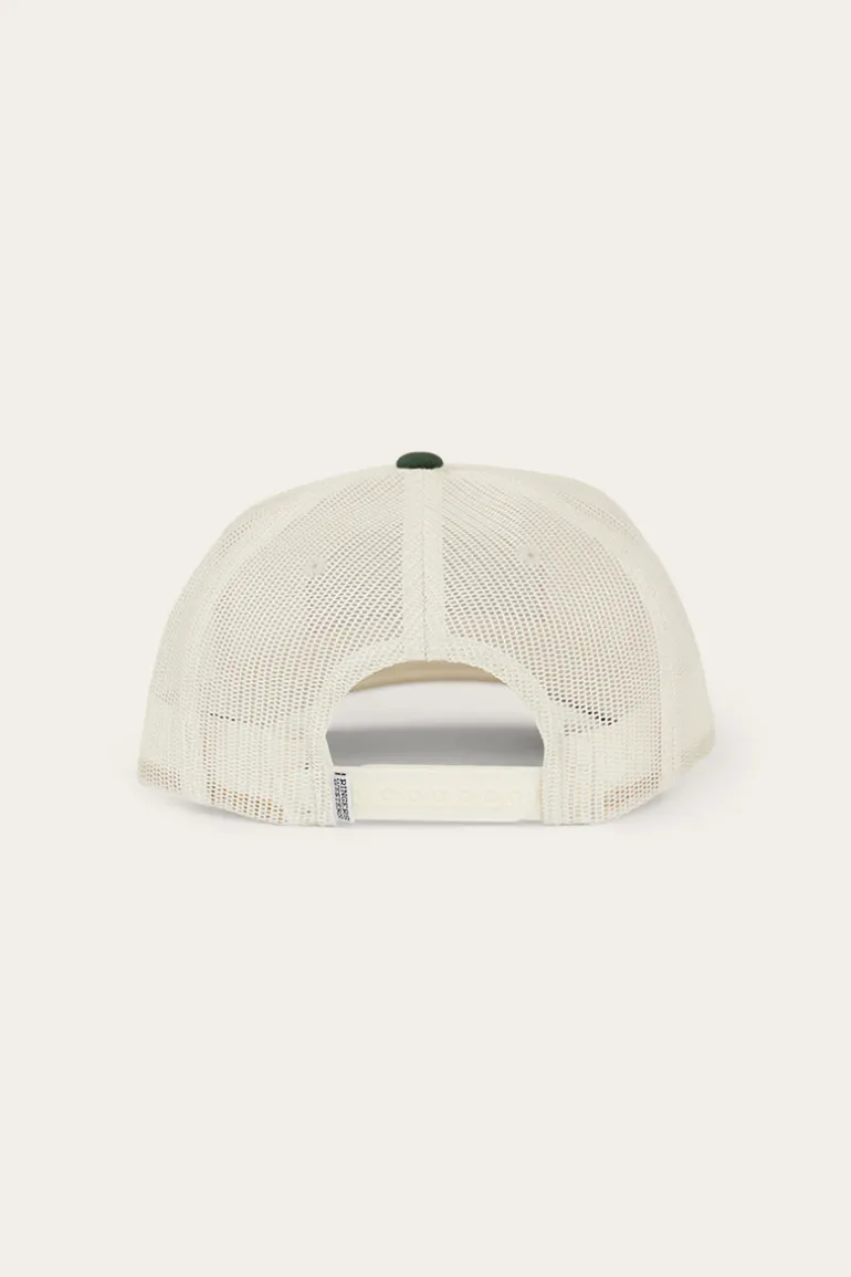 Wheatbelt Wool Trucker Cap - Off White/Pine