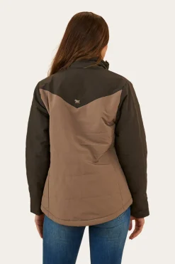 Whitney Womens Puffer Jacket - Mushroom
