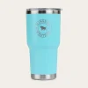 Yarra Powder Coated Insulated Tumbler - Turquoise