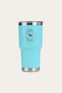 Yarra Powder Coated Insulated Tumbler - Turquoise