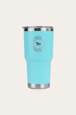 Yarra Powder Coated Insulated Tumbler - Turquoise