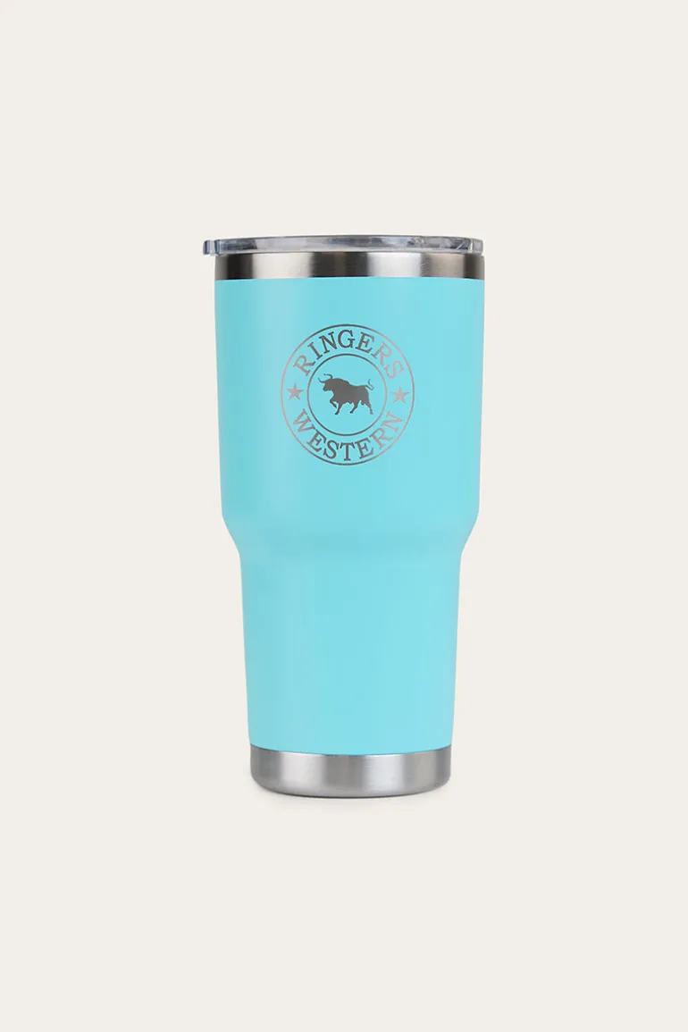 Yarra Powder Coated Insulated Tumbler - Turquoise