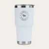 Yarra Powder Coated Insulated Tumbler - White