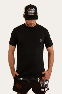 Young and Dumb Footy Short - Black / Orange