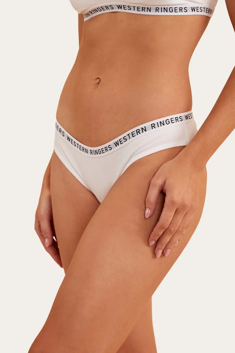 Zara Womens Hipster Brief - White