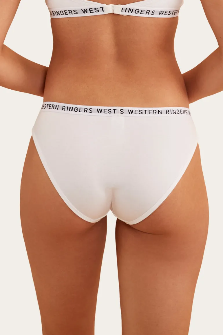 Zara Womens Hipster Brief - White