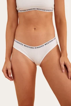 Zara Womens Hipster Brief - White