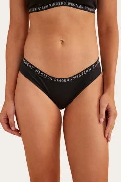 Zara Womens Hipster Brief - Black