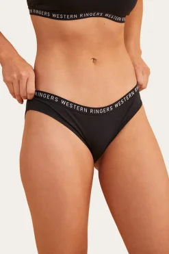 Zara Womens Hipster Brief - Black