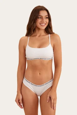 Zoe Womens Crop Top - White