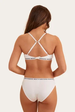 Zoe Womens Crop Top - White